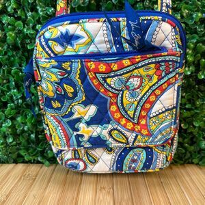 Womens Vera Bradley Crossbody Hipster SUZANI Paisley Blue and Red Purse
